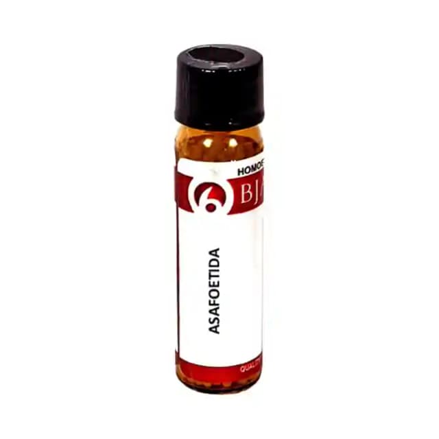Bjain Asafoetida Globules 12 CH (1 Bottle of 6 gm Globules)