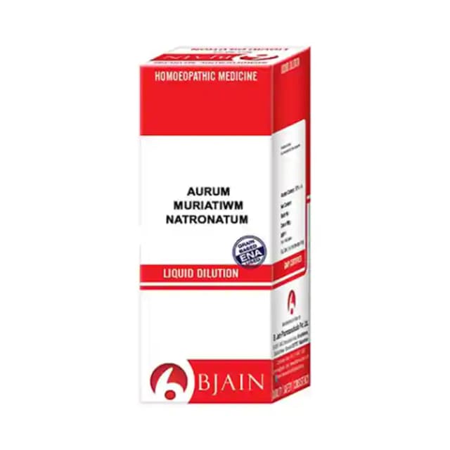 Bjain Aurum Mur Nat. Dilution 1000 CH (1 Bottle of 100 ml Dilution)