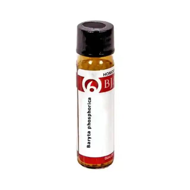 Bjain Baryta Phosphorica Globules 3X (1 Bottle of 6 gm Globules)