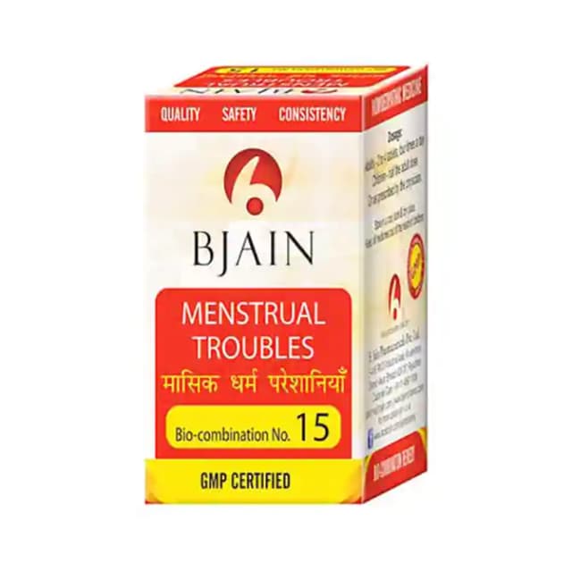 Bjain Bio Combination No. 15 (1 Bottle of 25 gm Biocombination tablets)