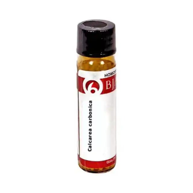 Bjain Calcarea Carbonica Globules 3X (1 Bottle of 6 gm Globules)