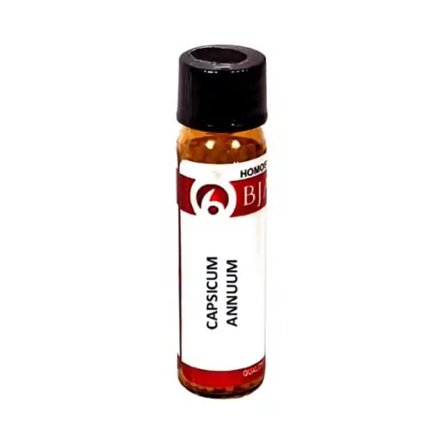 Bjain Capsicum Annuum Globules 30 CH (1 Bottle of 6 gm Globules)