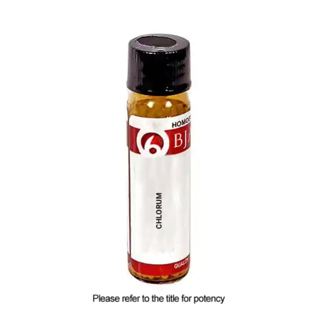 Bjain Chlorum Globules 6X (1 Bottle of 6 gm Globules)