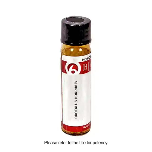 Bjain Crotalus Horridus Globules 6X (1 Bottle of 6 gm Globules)