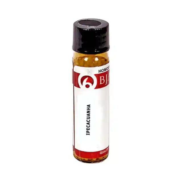 Bjain Ipecacuanha Globules 3X (1 Bottle of 6 gm Globules)