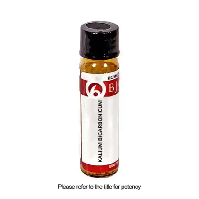 Bjain Kalium Bicarbonicum Globules 3X (1 Bottle of 6 gm Globules)