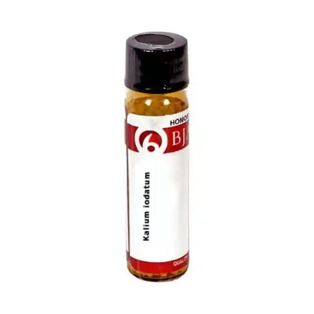 Bjain Kalium Iodatum Globules 6X (1 Bottle of 6 gm Globules)