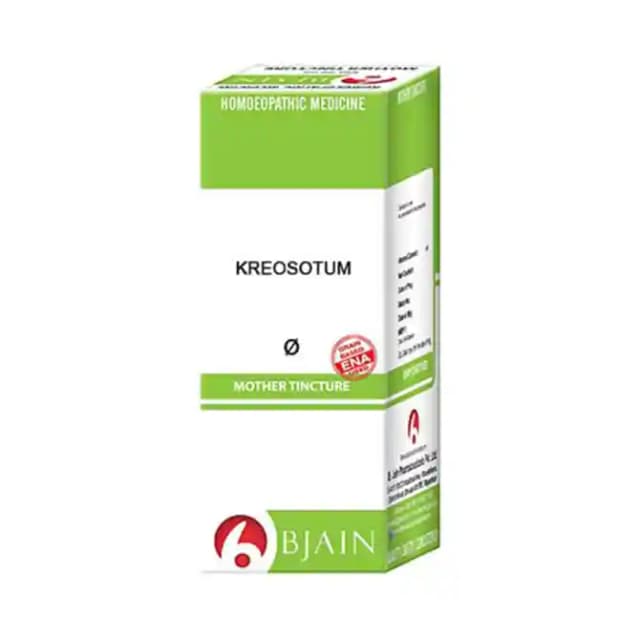 Bjain Kreosotum Mother Tincture Q (1 Bottle of 100 ml Mother Tincture)