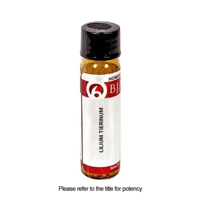 Bjain Lilium Tierinum Globules 30 CH (1 Bottle of 6 gm Globules)