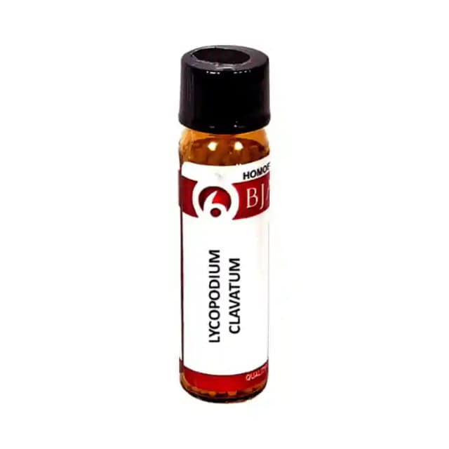 Bjain Lycopodium Clavatum Globules 6X (1 Bottle of 6 gm Globules)