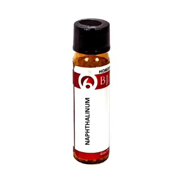 Bjain Naphthalinum Globules 1000 CH (1 Bottle of 6 gm Globules)