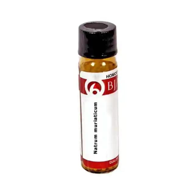 Bjain Natrum Muriaticum Globules 3X (1 Bottle of 6 gm Globules)