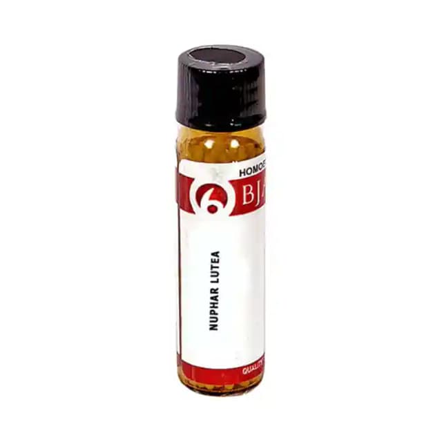 Bjain Nuphar Lutea Globules 6 CH (1 Bottle of 6 gm Globules)