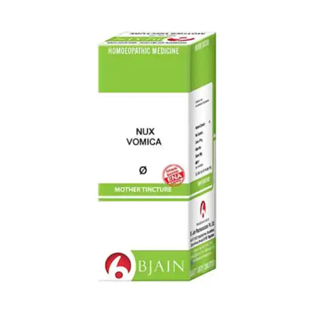 Bjain NUX VOMICA Mother Tincture Q (1 Bottle of 30 ml Mother Tincture)