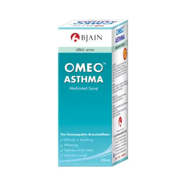 Bjain Omeo Asthma Syrup (1 Bottle of 200 ml Syrup)