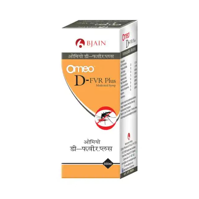 Bjain Omeo D FVR Plus Syrup (1 Bottle of 500 ml Syrup)