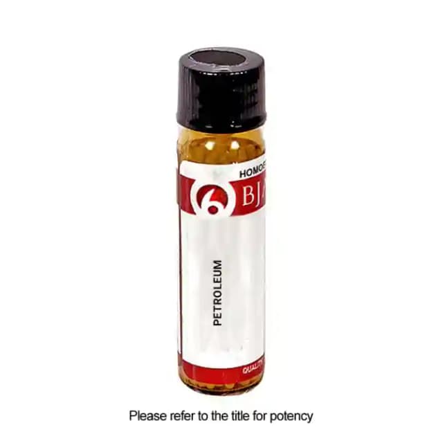 Bjain Petroleum Globules 6X (1 Bottle of 6 gm Globules)