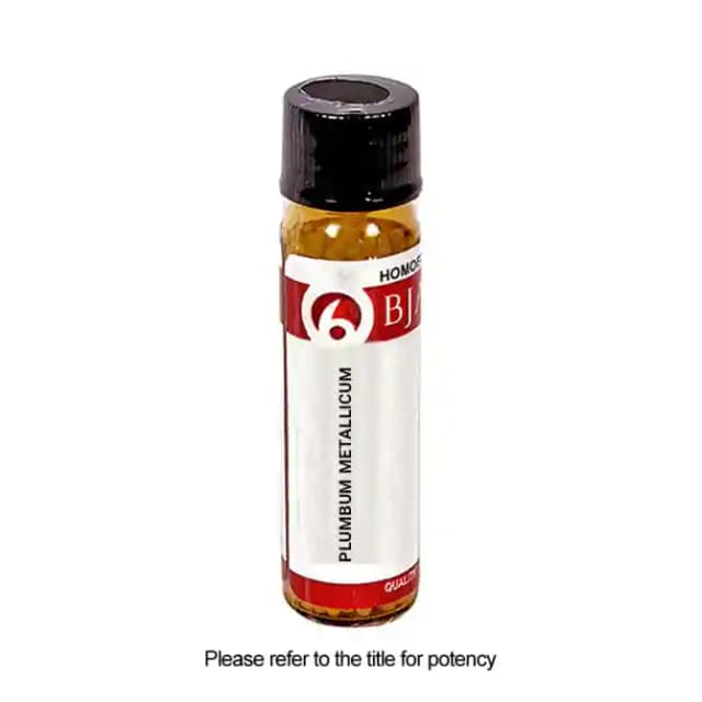 Bjain Plumbum Metallicum Globules 3X (1 Bottle of 6 gm Globules)
