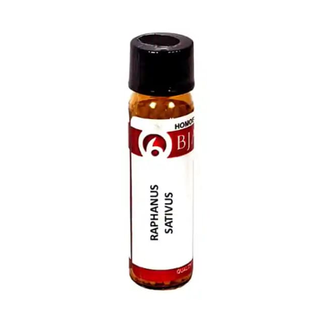 Bjain Raphanus Sativus Globules 12 CH (1 Bottle of 6 gm Globules)