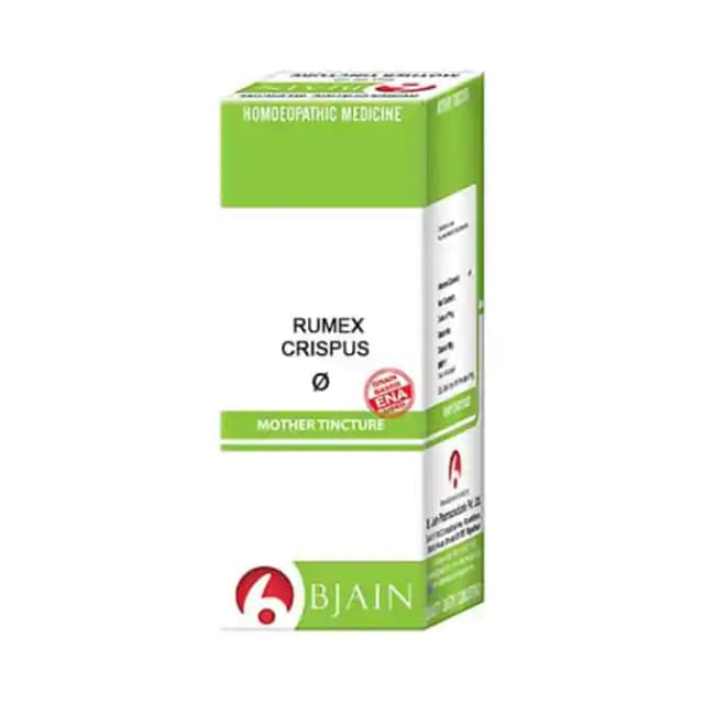 Bjain Rumex Crispus Mother Tincture Q (1 Bottle of 30 ml Mother Tincture)