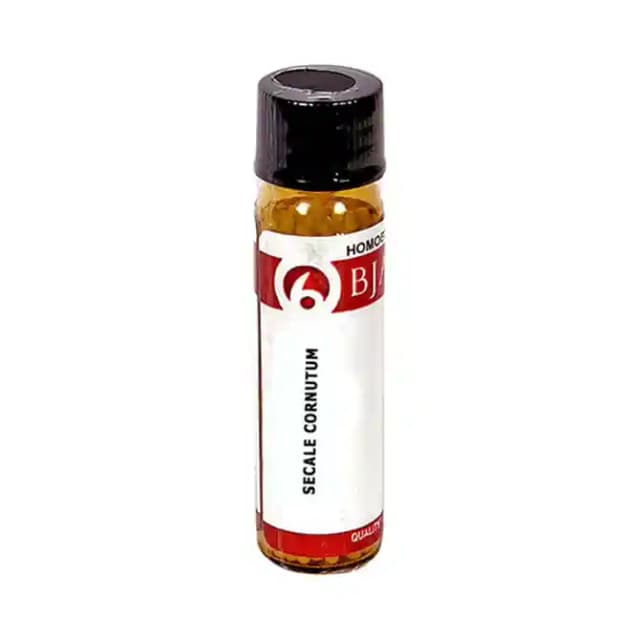 Bjain Secale Cornutum Globules 30 CH (1 Bottle of 6 gm Globules)
