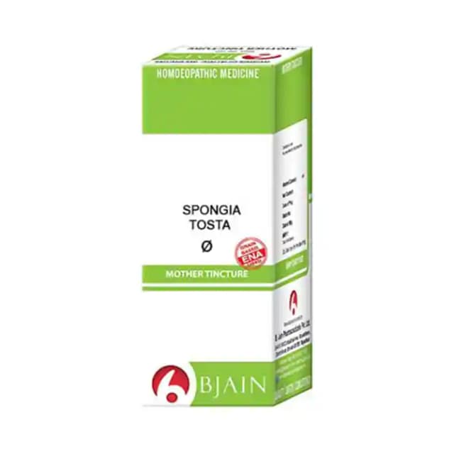 Bjain Spongia Tosta Mother Tincture Q (1 Bottle of 30 ml Mother Tincture)
