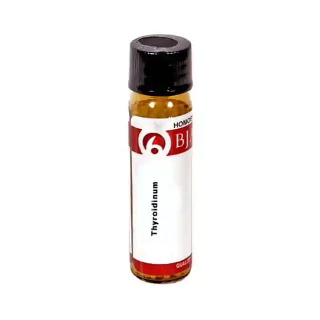 Bjain Thyroidinum Globules 6X (1 Bottle of 6 gm Globules)