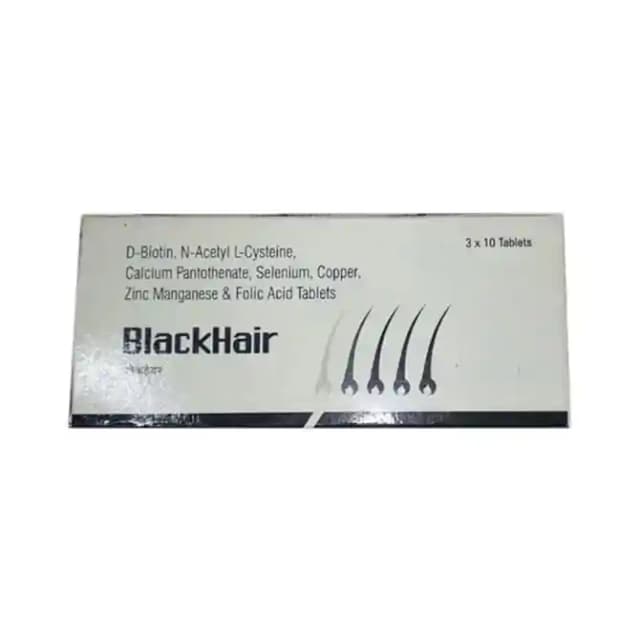 Blackhair (1 Strip Of 10 tablets)