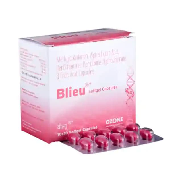 Blieu Softgel (1 Strip Of 10 capsules)