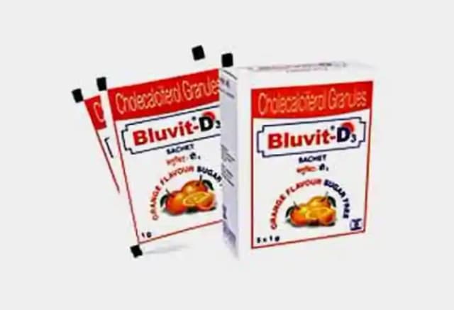 BLUVIT D3 GRANULES (1 Sachet Of 1 gm Granules)