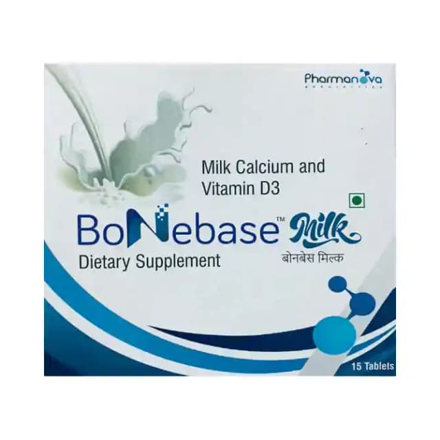 Bonebase Milk (1 Strip Of 15 tablets)
