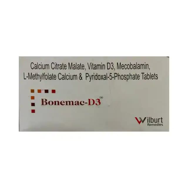 Bonemac D3 (1 Strip Of 10 tablets)