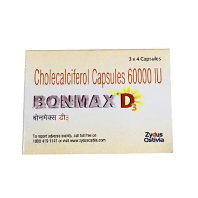 Bonmax D3 (1 Strip Of 4 capsules)