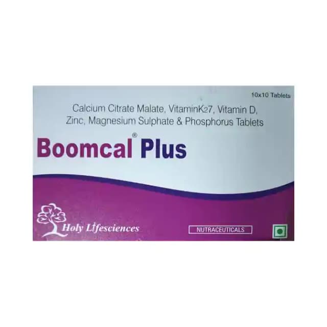 Boomcal Plus (1 Strip Of 10 tablets)