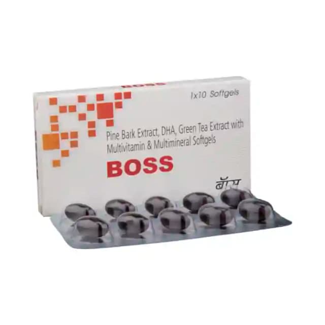 Boss Softgel (1 Strip Of 10 soft gelatin capsules)
