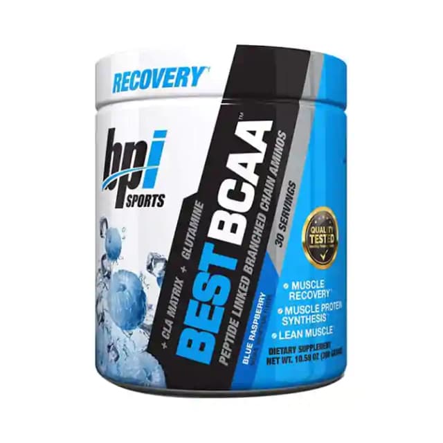 BPI Sports Best BCAA Blue Raspberry (1 Jar Of 300 gm Powder)