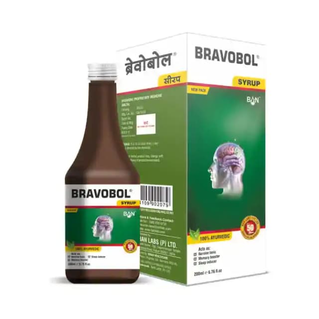 Bravobol Syrup (1 Bottle of 200 ml Syrup)