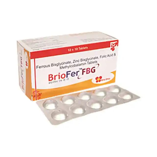 Briofer Fbg (1 Strip Of 10 tablets)