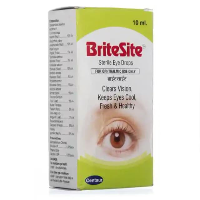 Britesite Eye Drop (1 Packet Of 10 ml Eye Drop)