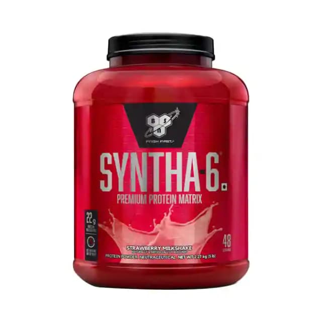 BSN Syntha 6 Powder Strawberry (1 Box Of 5 lb Powder)