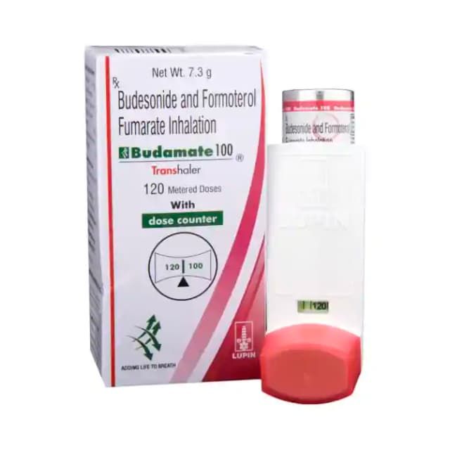 Budamate 100 Transhaler (120 MDI in 1 packet)