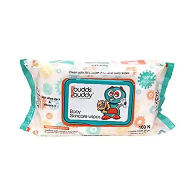 Buddsbuddy Baby Skincare Wet Wipes (1 Pop Up Box Of 100 wipes)