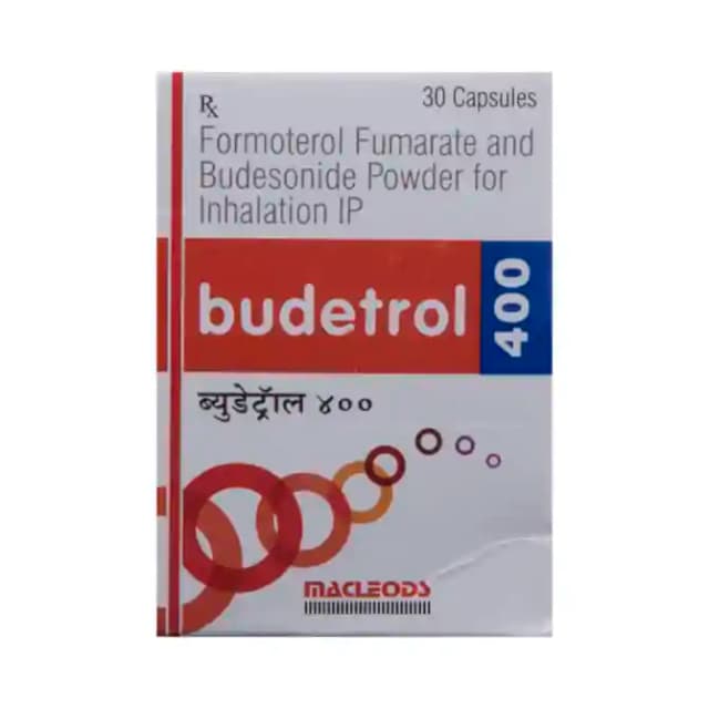 Budetrol 400 Rotacap (30 Capsules in 1 Bottle)