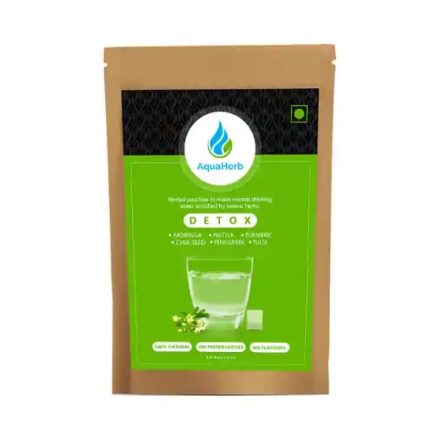 Budwhite AquaHerb Detox Pouch (1 Packet Of 30 pouches)