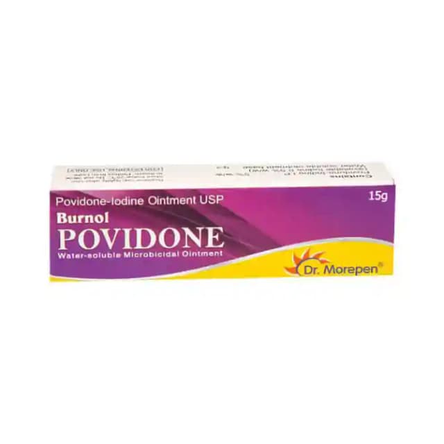 Burnol Povidone Ointment (15 gm in 1 tube)