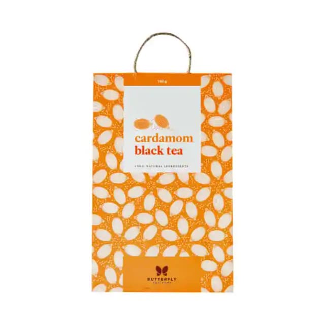 Butterfly Ayurveda Black Tea Cardamom (1 Packet Of 100 gm Tea)