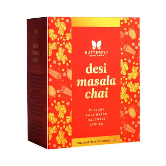 Butterfly Ayurveda Chai Desi Masala (1 Box Of 1 kg Tea)