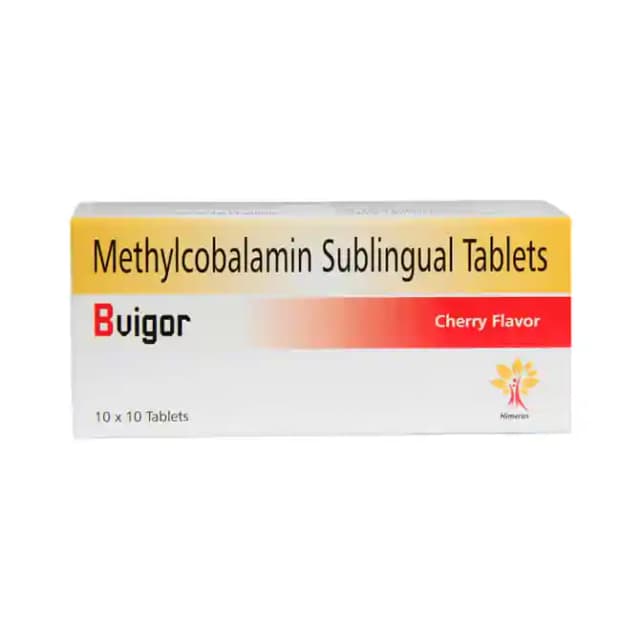 Bvigor Sublingual Cherry (10 Sublingual tablets in 1 strip)