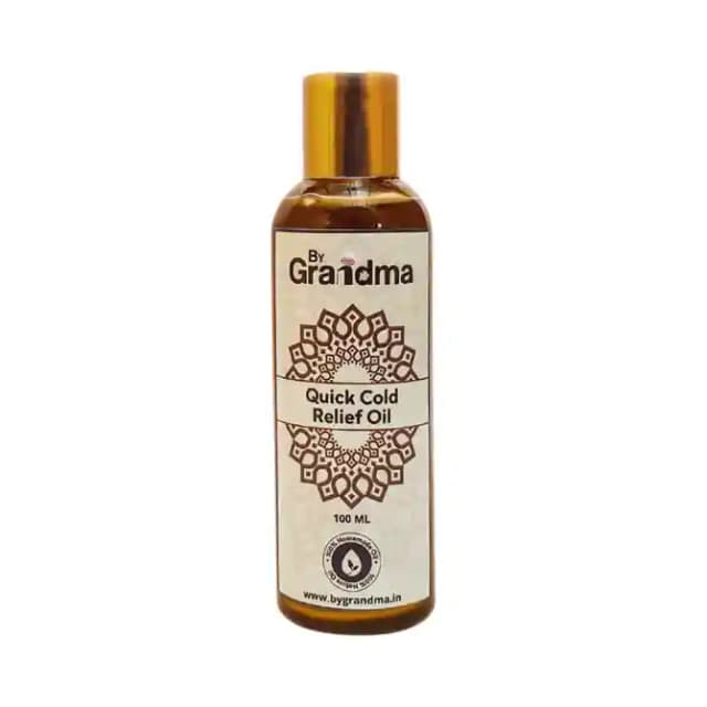 ByGrandma Quick Cold Relief Oil (1 Bottle of 100 ml Oil)