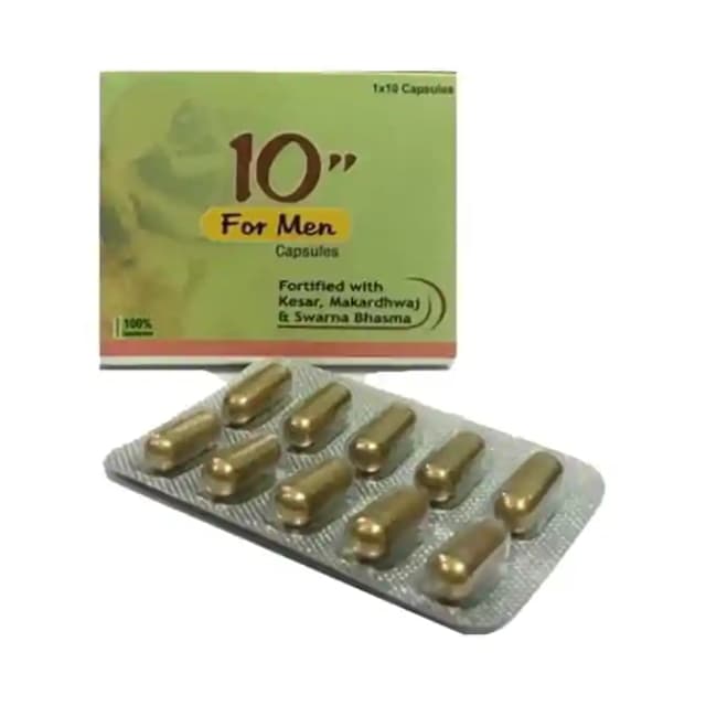 Cackles 10" for Men (1 Strip Of 10 capsules)